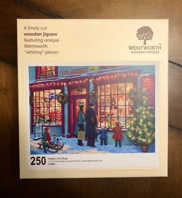 Quebra-cabeça de madeira Wentworth Natal 'Harley's Toy Shop' 250 peças - Completo - Imagem 1 de 4