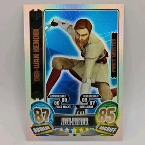 Topps Force Attax Clone Wars Serie 5 - OBI-WAN KENOBI Force Meister - 162 - Bild 1 von 2