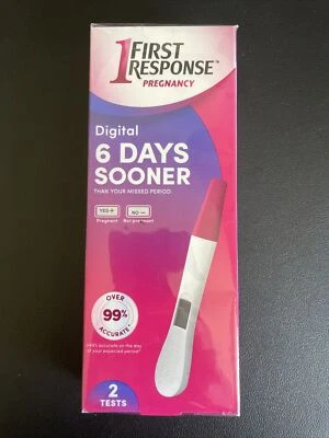 Тест на беременность FIRST RESPONSE быстрый результат - 2 теста в коробке Ea срок годности 11/2025 - Изображение 1 из 2