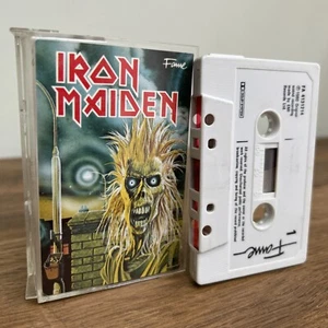 Iron Maiden - Iron Maiden - Self Titled Cassette Tape Original Fame Vintage - Picture 1 of 6