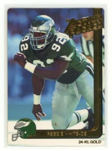 Reggie White 1991 Action Packed 24Kt-Gold #35G - Bild 1 von 2