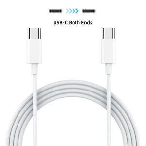 60W Type-C to USB-C FAST Charger Cable Cord For MacBook Pro Air iPad Pro Samsung - Picture 1 of 9