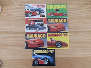 Vintage Bburago Burago Catologue Booklets 98/99 , 93 , 94 , 95 , 95 , 96 , 97 - Picture 1 of 1
