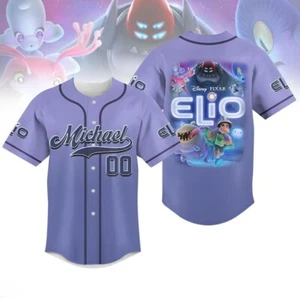 Maglia Baseball Personalizzata Disney Pixar Elio Movie, Maglietta Baseball Personaggio Elio - Foto 1 di 2