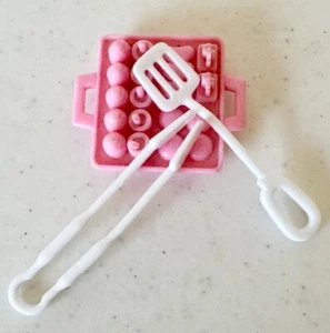 Barbie Spatchula & Tongs White Grill Accessories - Picture 1 of 4