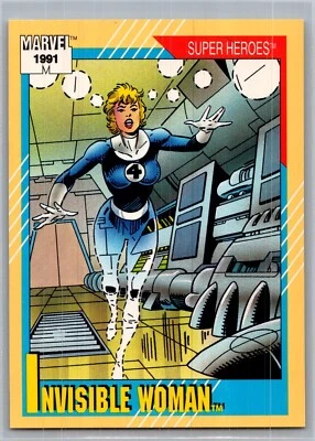 1991 Impel Marvel Universe Series II Super Heroes Invisible Woman #41 MINT - Image 1 of 2