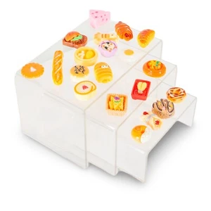 20pcs Random Dollhouse Miniature 1:12 Model Food Bread Cards Drinks Fun Roleplay - Picture 1 of 11