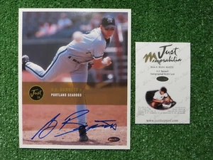 AJ BURNETT SIGNIERT FLORIDA MARLINS 8x10 MINOR LEAGUE FOTO NUR MEMORIBILIA - Bild 1 von 4