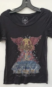 Trunk LTD AEROSMITH MUJER ROCK IN A HARD PLACE NEGRO concierto 1983 camiseta nueva  - Imagen 1 de 2