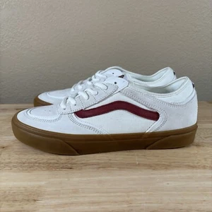 Größe 9 Vans Rowley 66/99 Classics Skateschuh rot weiß Gummi Warped Tour *PROBEN* - Bild 1 von 9
