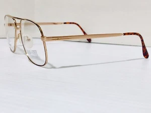 EURO STEEL COLL #11 56mm ORO CUADRADO METAL GAFAS MARCO OFTÁLMICO #20 - Imagen 1 de 7
