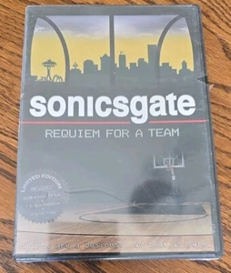 Sonicsgate Limited Edition DVD - Requiem For a Team Seattle Supersonics - NEW - Picture 1 of 2