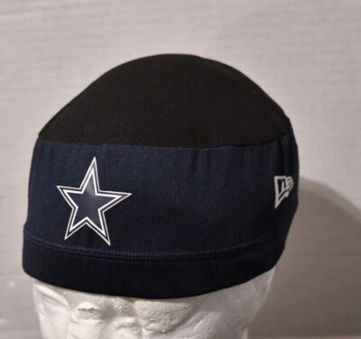 Gorra de entrenamiento para hombre New Era azul marino/negro Dallas Cowboys NFL Skully S-L nueva sin etiquetas Foto 1 de 4