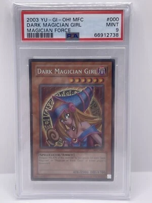 PSA 9 2003 YU-GI-OH! DARK MAGICIAN GIRL MFC-MAGICIAN'S FORCE #000 UNLIMTED - Image 1 of 2