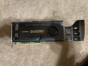 Dell NVIDIA Quadro K4000 3GB GDDR5 Graphics Video Card GPU with Bracket - Picture 1 of 3