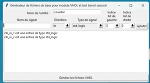 VHDL code generator in Python (in french) - Photo 1/3