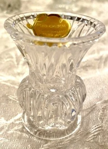 Princess House 70er Jahre Knospenvase, Zahnstocherhalter, Kerzenhalter, Bleikristall - Bild 1 von 1