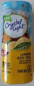 NEW CRYSTAL LIGHT LEMON ICED TEA DRINK MIX 12 QUARTS - Picture 1 of 1