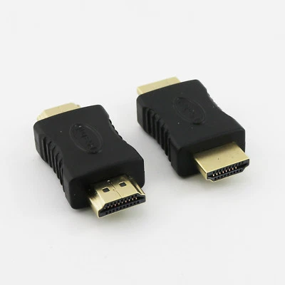 1pc HDMI-compatible Male To Male Coupler Gender HDTV Extender Adapter Connector - Image 1 of 4