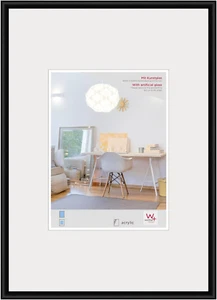 Nera 42 X 59,4 Cm (DIN A2) Con Vetro Artistico, Cornice in Plastica New Lifestyl - Foto 1 di 5