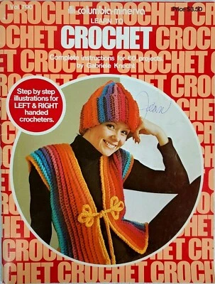 VTG (1976) Columbia-Minerva LEARN TO CROCHET Crochet Vol. 790 | 60 Projects - Image 1 of 4