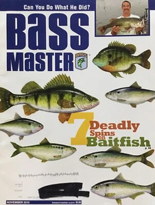 Bass Master Magazine November 2010 Deadly Spins On Baitfish, Winter Smallmouth - Picture 1 of 5