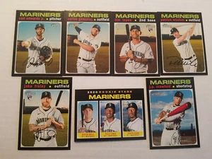 2020 Heritage & High Number Seattle Mariners Master Team Base Set (15) w/RC's - Picture 1 of 2