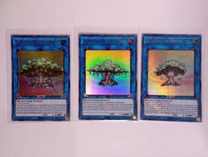 Yugioh SUNAVALON TREE TRIO Ultra Rare 1st Edition  GFTP-En018,019,020 - Picture 1 of 10