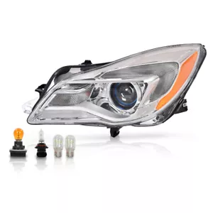 Fit For 2014-2017 Buick Regal Headlight Halogen Headlamp Left Driver Side - Picture 1 of 9