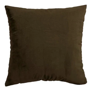 Mf08a Light Brown Plain Silky Soft Velvet Cushion Cover/Pillow Case Custom Size - Picture 1 of 7