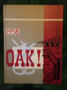 1958 Oak - Indiana State Teachers College Yearbook, Indiana, PA - Bild 1 von 3