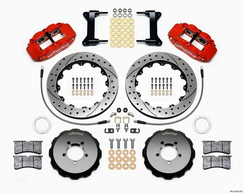 Wilwood Disc Brake Caliper / Rotor / Pad Kit - KIT,FRONT Fits Subaru WRX 99-17,F Foto 1 de 2