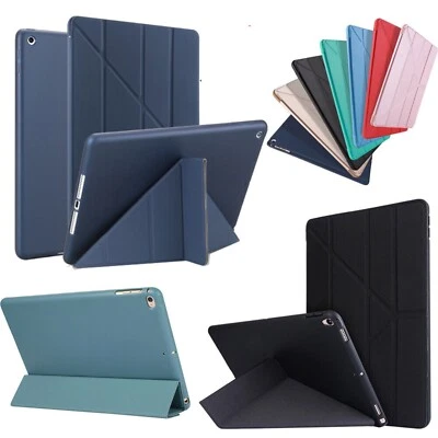 For iPad 7th/8th/9th Gen Case Mini A17 Pro PU Leather Case Cover Auto Wake/Sleep - Image 1 of 4