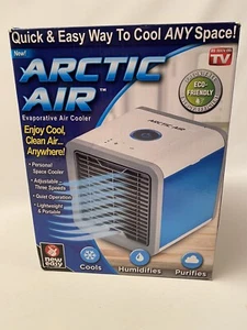 3 Speed Arctic Air Personal Evaporative Air Cooler Ontel White LED color Purifie - Picture 1 of 10