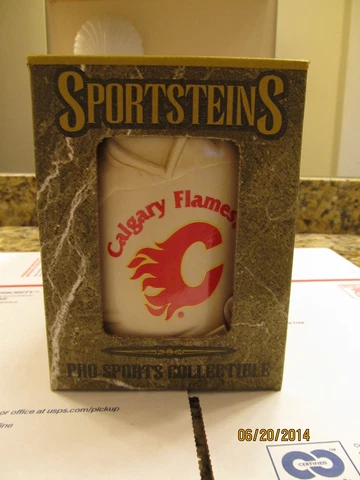 CALGARY FLAMES - SPORTSTEINS PRO SPORTS COLLECTIBLE NATIONAL HOCKEY LEAGUE nos Cover