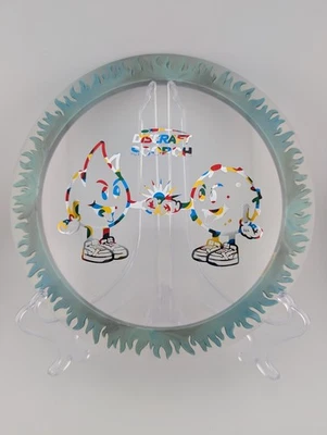 NEW Discraft Glo Ring Fuzed Scorch Flame "Scorcher" Wonderbread Foil - 174g - Image 1 of 3