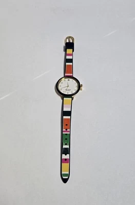 Reloj Kate Spade Silicona Rayas Multicolor SIN PROBAR *LEER DESCRIPCIÓN*  Foto 1 de 4
