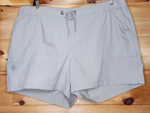 Lane Bryant Pull On Plus Size Short Übergröße 22 hellbraun leichte Taschen - Bild 1 von 13