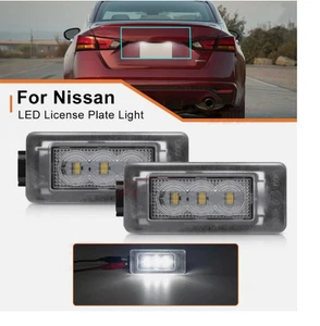 2xLED Number License Plate Lamp Tag Light for 2021-up Nissan Altima/Rogue/Sentra - Picture 1 of 9