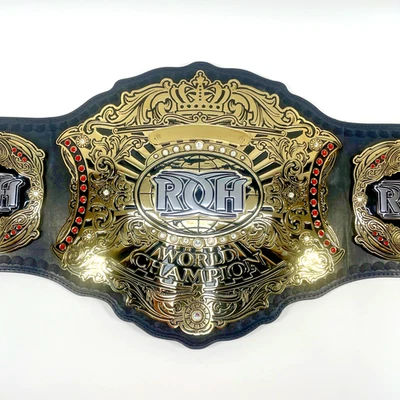 Cinturón réplica Campeonato Mundial ROH por figuras Toy Co 2020 NUEVO con bolsa tamaño adulto Foto 1 de 4