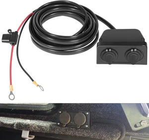 per Dometic HWK-DC Kit Cablaggio Rigido con Cavo 20ft 10AWG per Alimentatore Camper/Veicolo - Foto 1 di 10