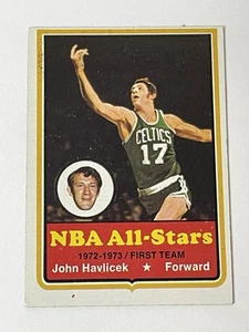 1973-74 Topps #20 John Havlicek HOF Basketball Karte Boston Celtics - Bild 1 von 10