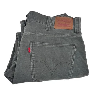 Levi's 549 Corduroy Pants Mens 42x30 (43x30 ACTUAL) Low Loose Gray Vintage Y2K - Picture 1 of 9