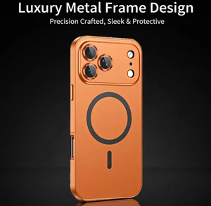 Bellastraps Luxury Case Metal Frame for iPhone 17 Series,Magnetic Metal Snap-On - Picture 1 of 14