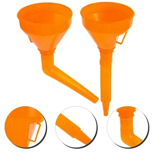 2pcs Engine Oil Fluid Funnels Auto Funnels Refueling Funnels Anti-splash Funnels - Bild 1 von 12