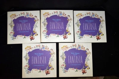 FANTASIA 1977 Theatrical Re-Release Souvenir Booklet, 5 Copies - Image 1 of 4