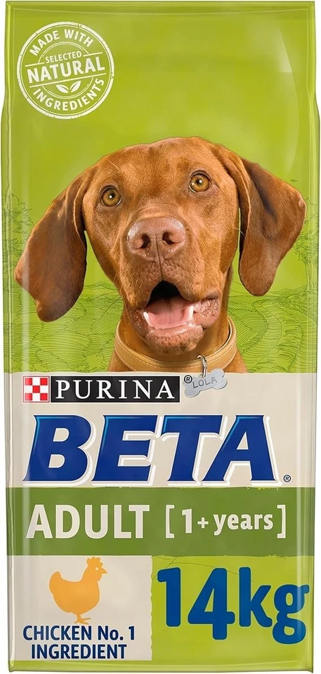 Beta Adult Rich In Chicken, Dry Dog Food 14Kg UK