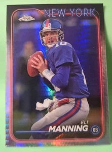 Topps Chrome 2024 - Eli Manning #138 X-Fractor - New York Giants - Imagen 1 de 2