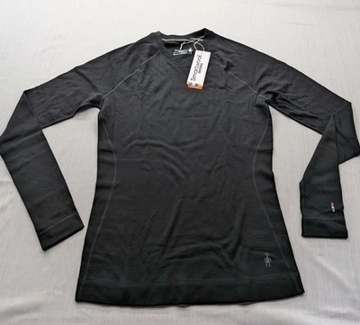 New Womens Smartwool Classic Thermal 100% Merino Base Layer Crew LARGE Slim $110 - Image 1 of 4