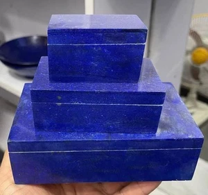 Lapislazuli Box Top Qualität Jellewery Box Natur Lapislazuli Set - Bild 1 von 6